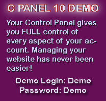 Click Here for your Control Panel 10 Demonstration!
